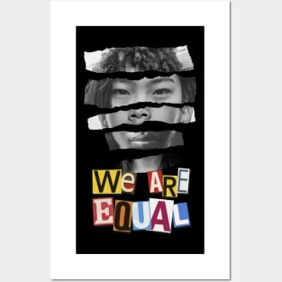 We are equal Posters and Art